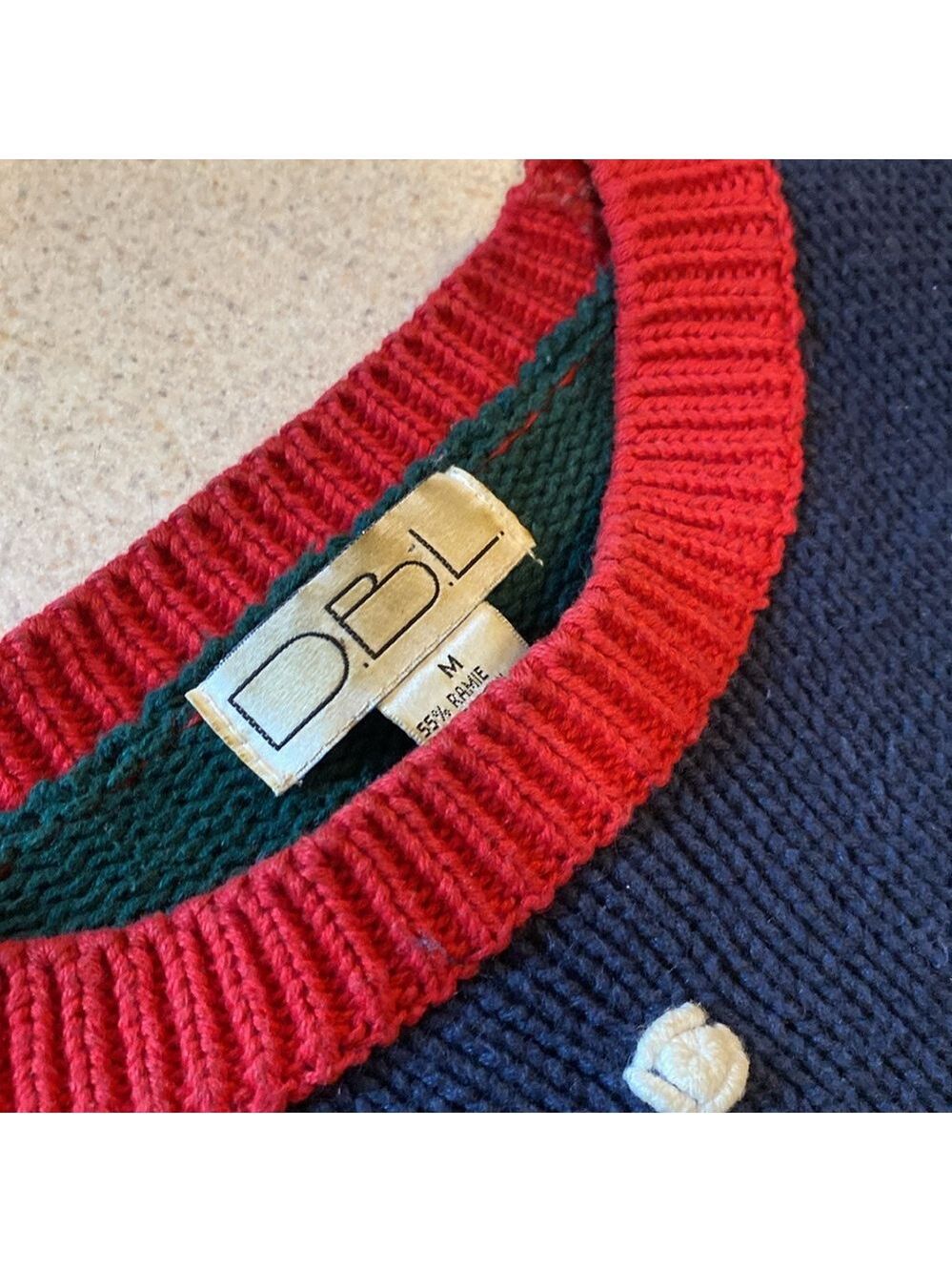 D.B.L vintage Christmas sweater sb - Picture 9 of 12